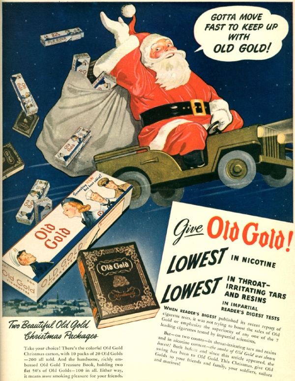 Vintage Tobacco Christmas Ads (18 pics)