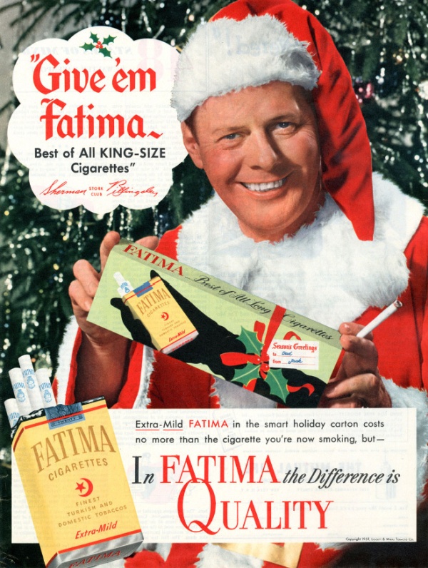 Vintage Tobacco Christmas Ads (18 pics)