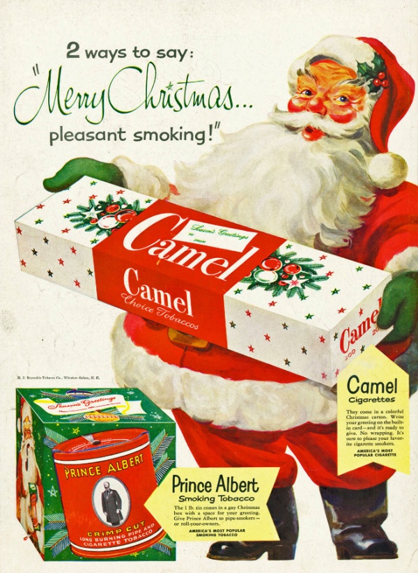 Vintage Tobacco Christmas Ads (18 pics)