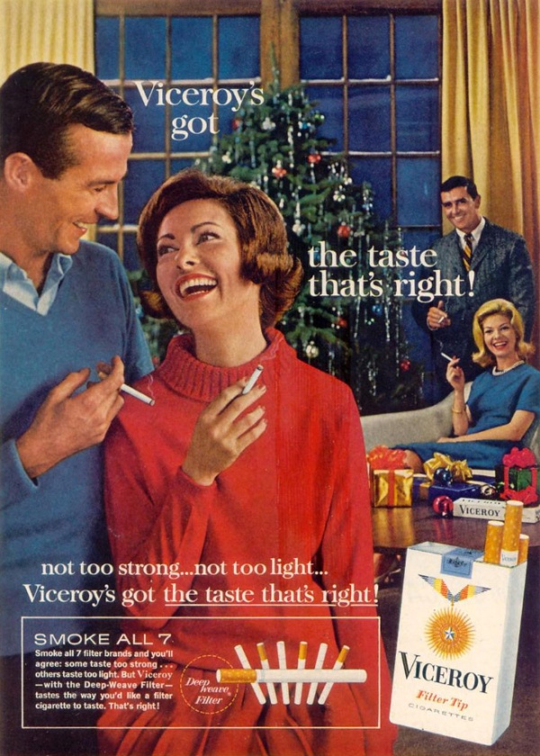 Vintage Tobacco Christmas Ads (18 pics)