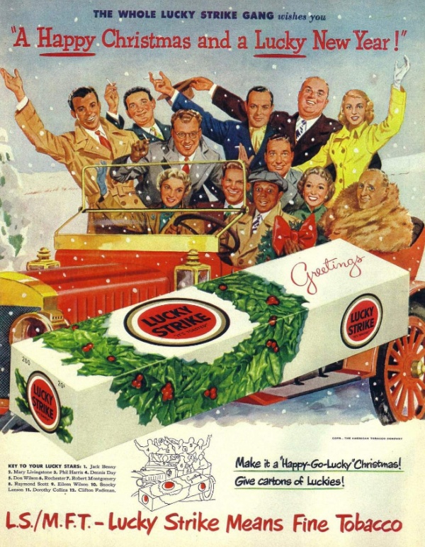 Vintage Tobacco Christmas Ads (18 pics)