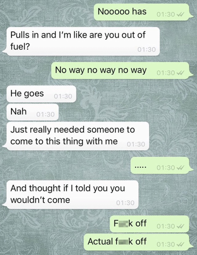 Worst Tinder Date Ever (6 pics)