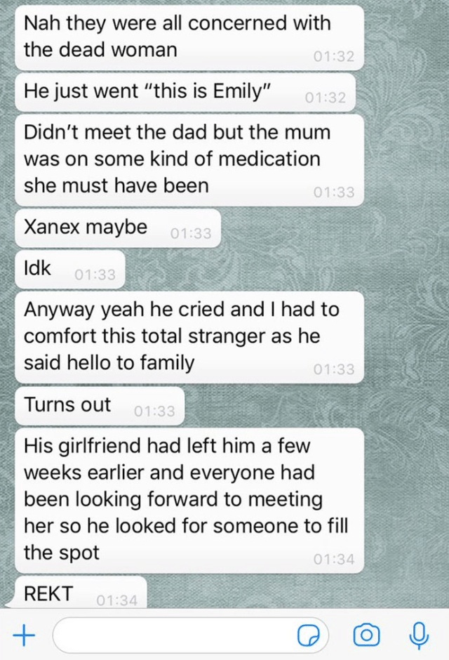 Worst Tinder Date Ever (6 pics)