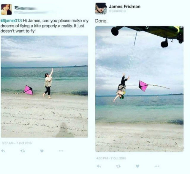 Never Ask James Fridman To Photoshop Your Pictures! (33 pics)