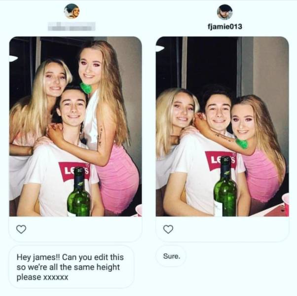 Never Ask James Fridman To Photoshop Your Pictures! (33 pics)