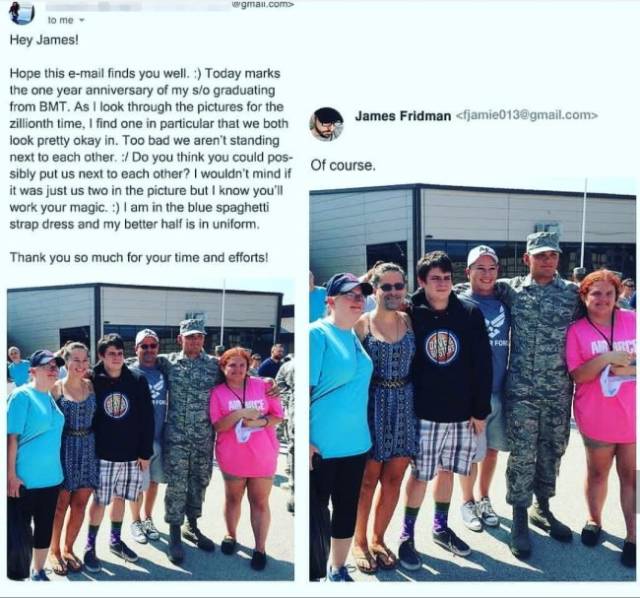 Never Ask James Fridman To Photoshop Your Pictures! (33 pics)
