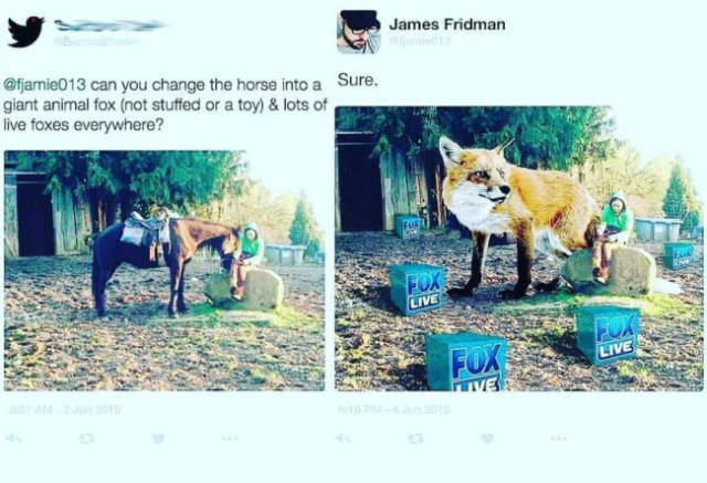 Never Ask James Fridman To Photoshop Your Pictures! (33 pics)