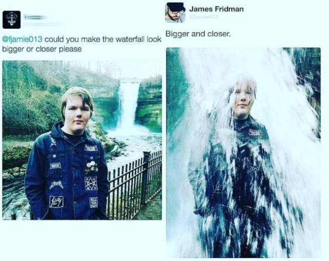 Never Ask James Fridman To Photoshop Your Pictures! (33 pics)