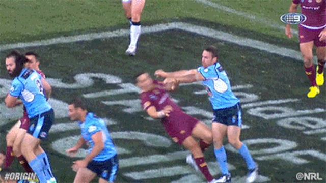 Hard Rugby Tackles (15 gifs)