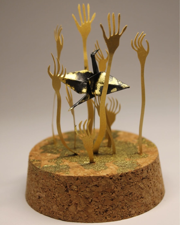 Guy Folded And Decorated An Origami Crane Every Day For 1,000 Days (23 pics)