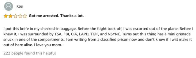 Funny Amazon Reviews Of $8,500 Swiss Army Knife (17 pics)