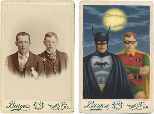 Artist Transforms Vintage Portraits From 1870 Into Heroes Of Pop Culture (25 pics)