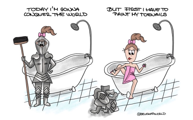 Illustrations About Girl's Life And Everyday Struggles (33 pics)