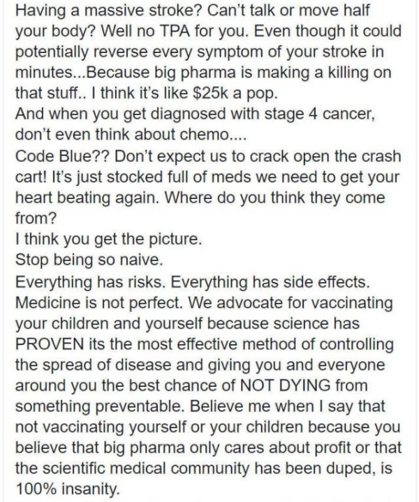 Nurse Vs. Anti-Vaxxers (7 pics)