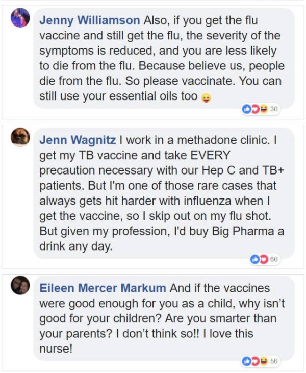 Nurse Vs. Anti-Vaxxers (7 pics)