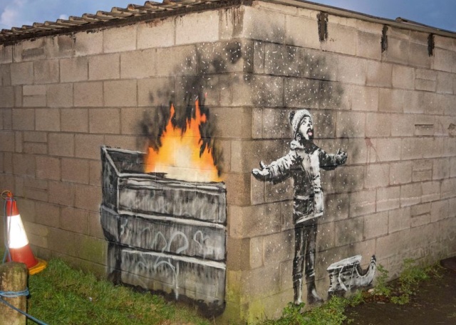 New Banksy's Masterpiece (3 pics)