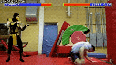 16-bit Game Characters In Real Life (16 gifs)