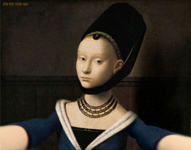 Imagined Characters From Famous Paintings Taking Selfies (23 pics)