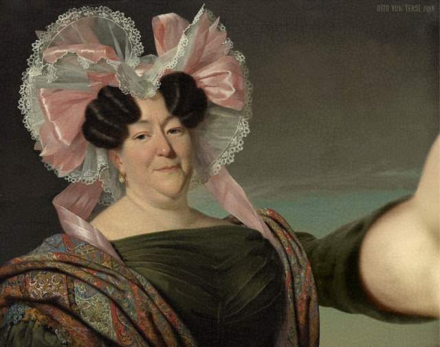 Imagined Characters From Famous Paintings Taking Selfies (23 pics)