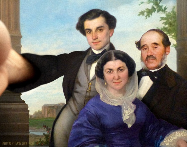 Imagined Characters From Famous Paintings Taking Selfies (23 pics)