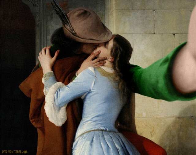 Imagined Characters From Famous Paintings Taking Selfies (23 pics)