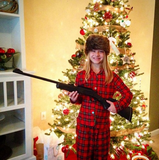 Americans And Their Weapons On Christmas (15 pics)