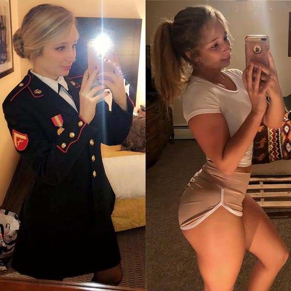Hot Girls With And Without Uniform (31 pics)