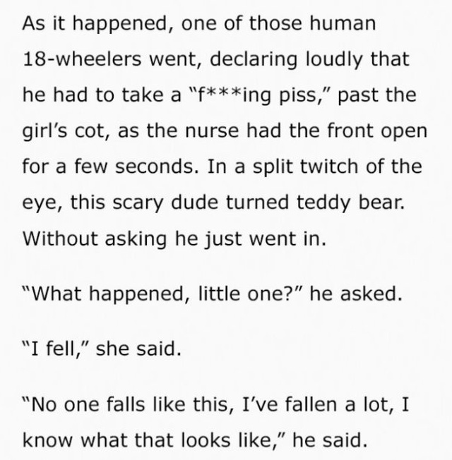 Story About A Biker And Abused Little Girl (16 pics)