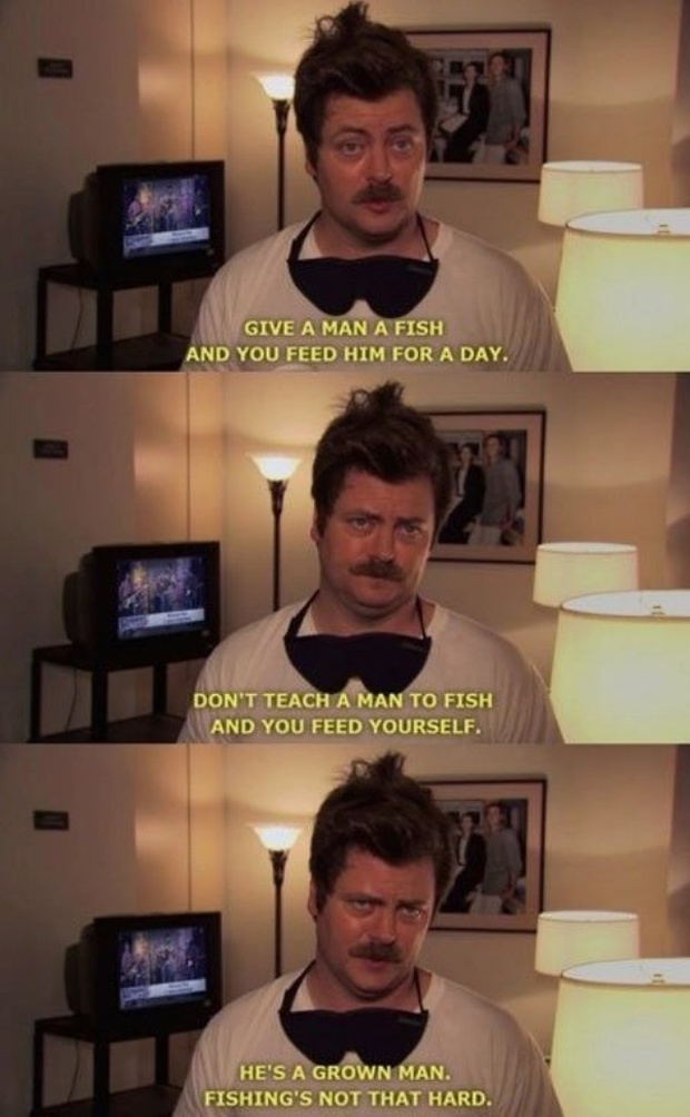 Ron Swanson Funny Moments (28 pics)