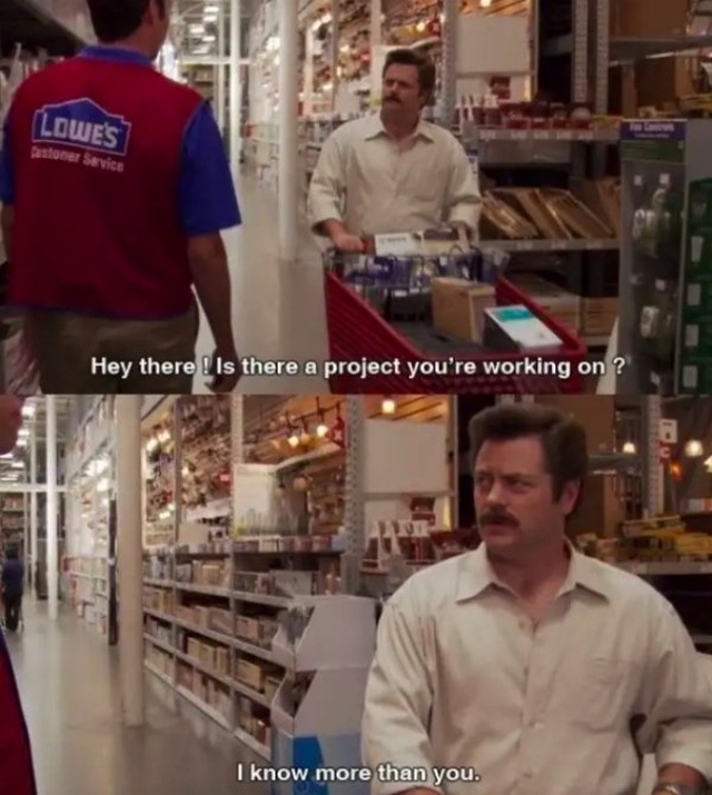 Ron Swanson Funny Moments (28 pics)