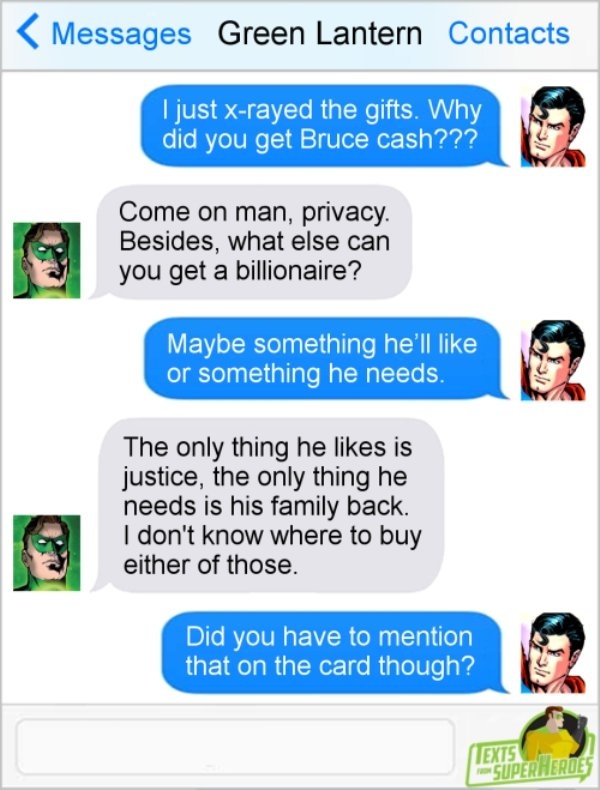 Texts From Superheroes (17 pics)
