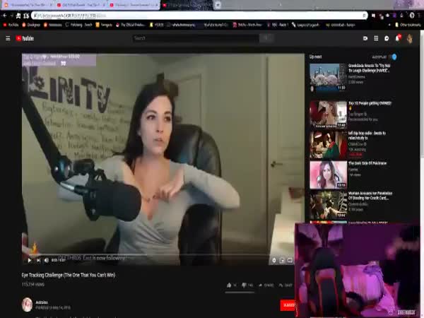 He Tries So Hard Not To Look At Boobs