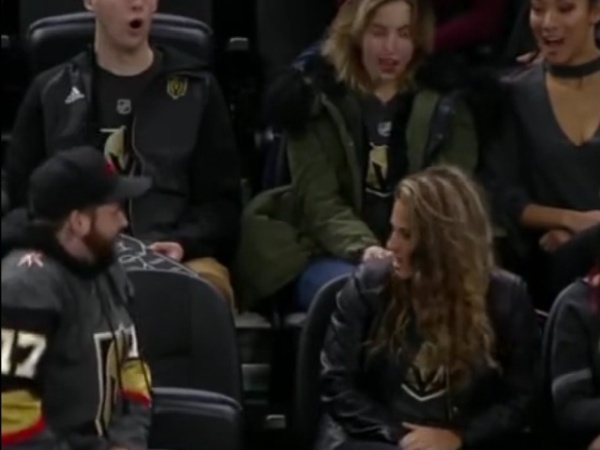 Kiss Cam Proposal Gets Baby Sharked