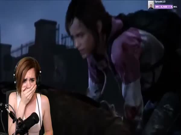 She's Taking That Video Game Quite Seriously