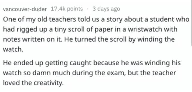 For Some People, Test Cheating Is An Art (22 pics)