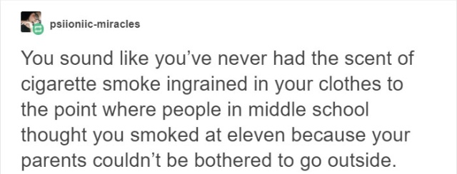 Someone Says That Non-Smokers Are 'Boring,' Gets Shut Down By Person Who Grew Up In Cigarette Smoke (13 pics)