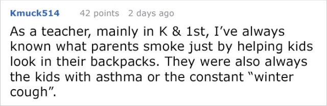 Someone Says That Non-Smokers Are 'Boring,' Gets Shut Down By Person Who Grew Up In Cigarette Smoke (13 pics)