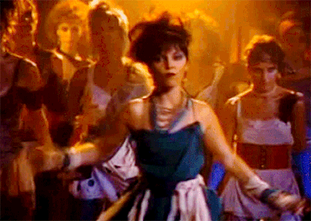 Hot Women Of The 80’s (16 gifs)