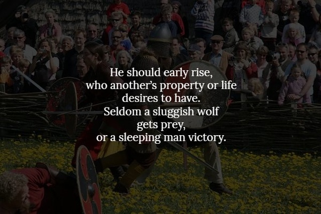 Words Of Wisdom From The Real Viking Age (14 pics)