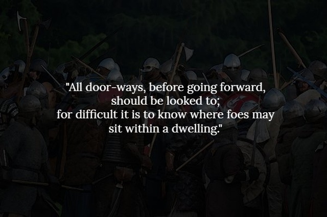 Words Of Wisdom From The Real Viking Age (14 pics)