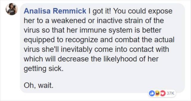 Anti-Vaxx Mom Asks How To Protect Her 3-Year-Old Against Measles (32 pics)