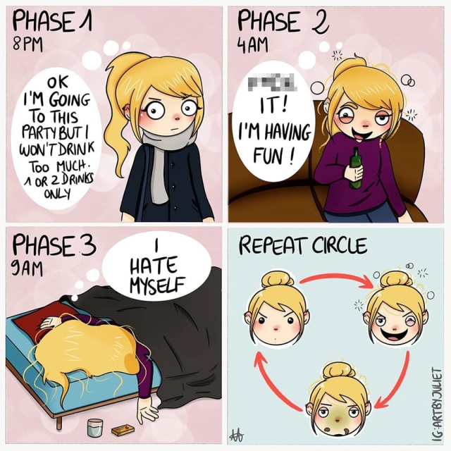 Light-Hearted Comics By French Artist About Her Daily Struggles (30 pics)