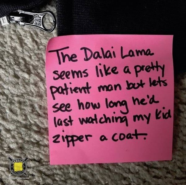 Post-It Notes By One Dad All Parents Can Relate To (35 pics)