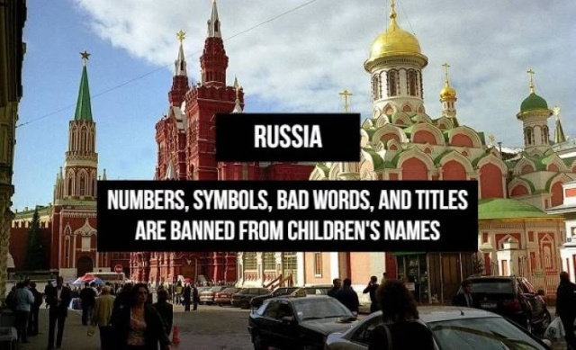 There Are Some Names That Can’t Be Used In Various Countries Around The World (14 pics)