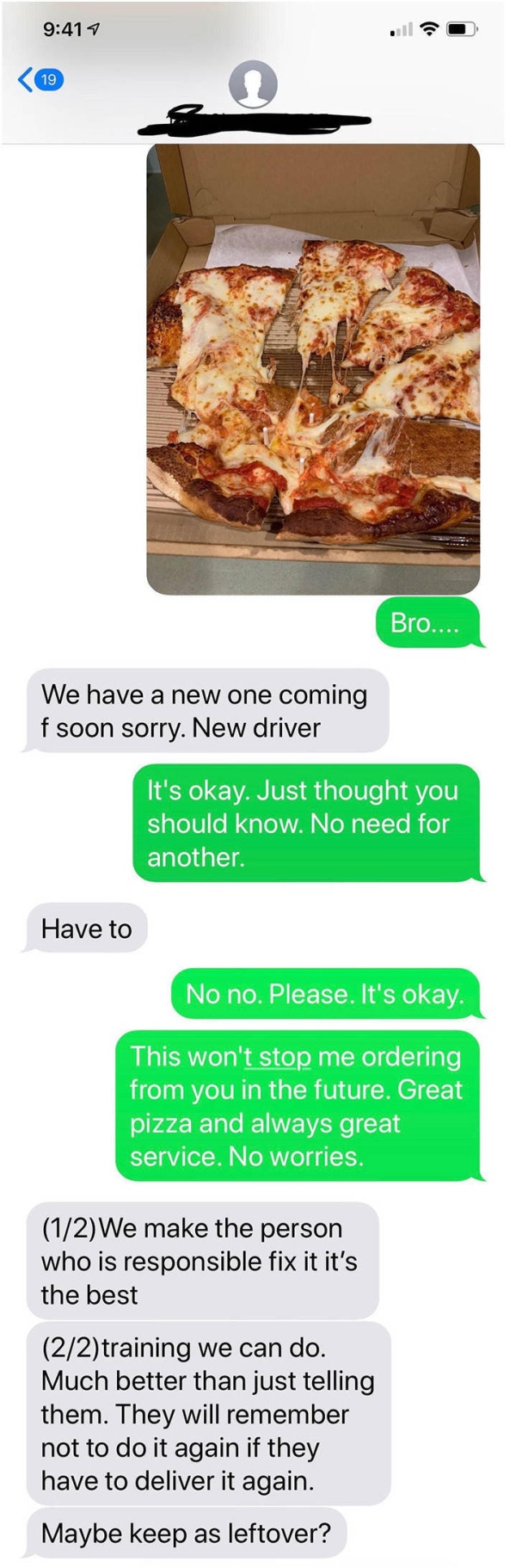 A Rough Punishment For A Pizza Delivery Guy (2 pics)