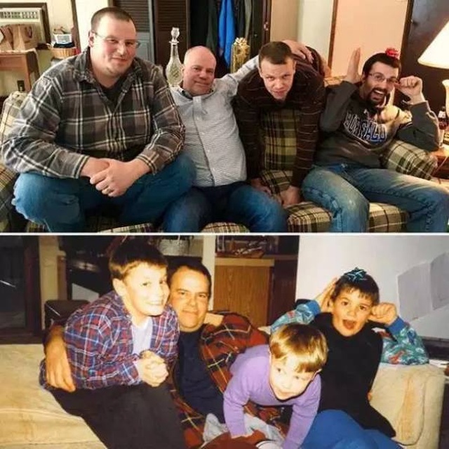 Childhood Pictures Recreated (25 pics)
