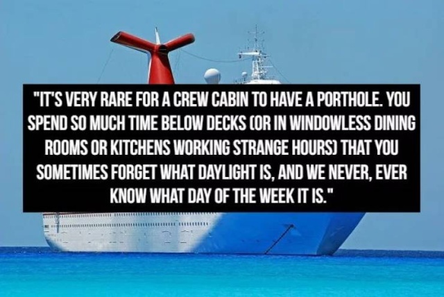 Confessions From A Cruise Ship Worker (15 pics)