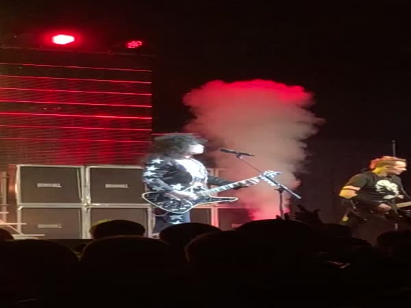 Burning Hair Doesn't Stop Hairball's 'Paul Stanley' From Playing