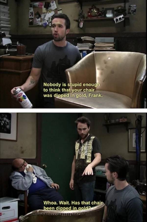 “It’s Always Sunny” Wherever These Scenes Are (27 pics)
