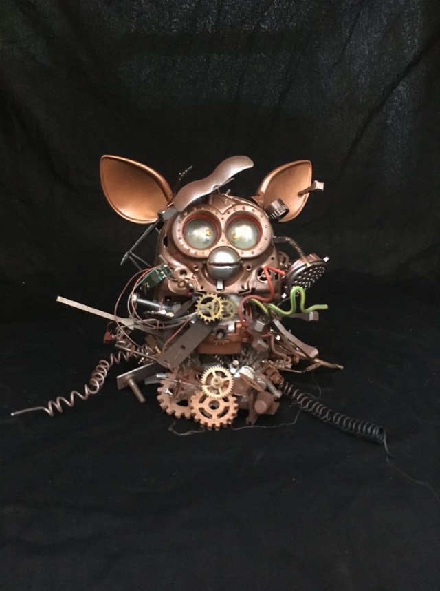 Great Steampunk Sculptures From Recycled Materials (24 pics)
